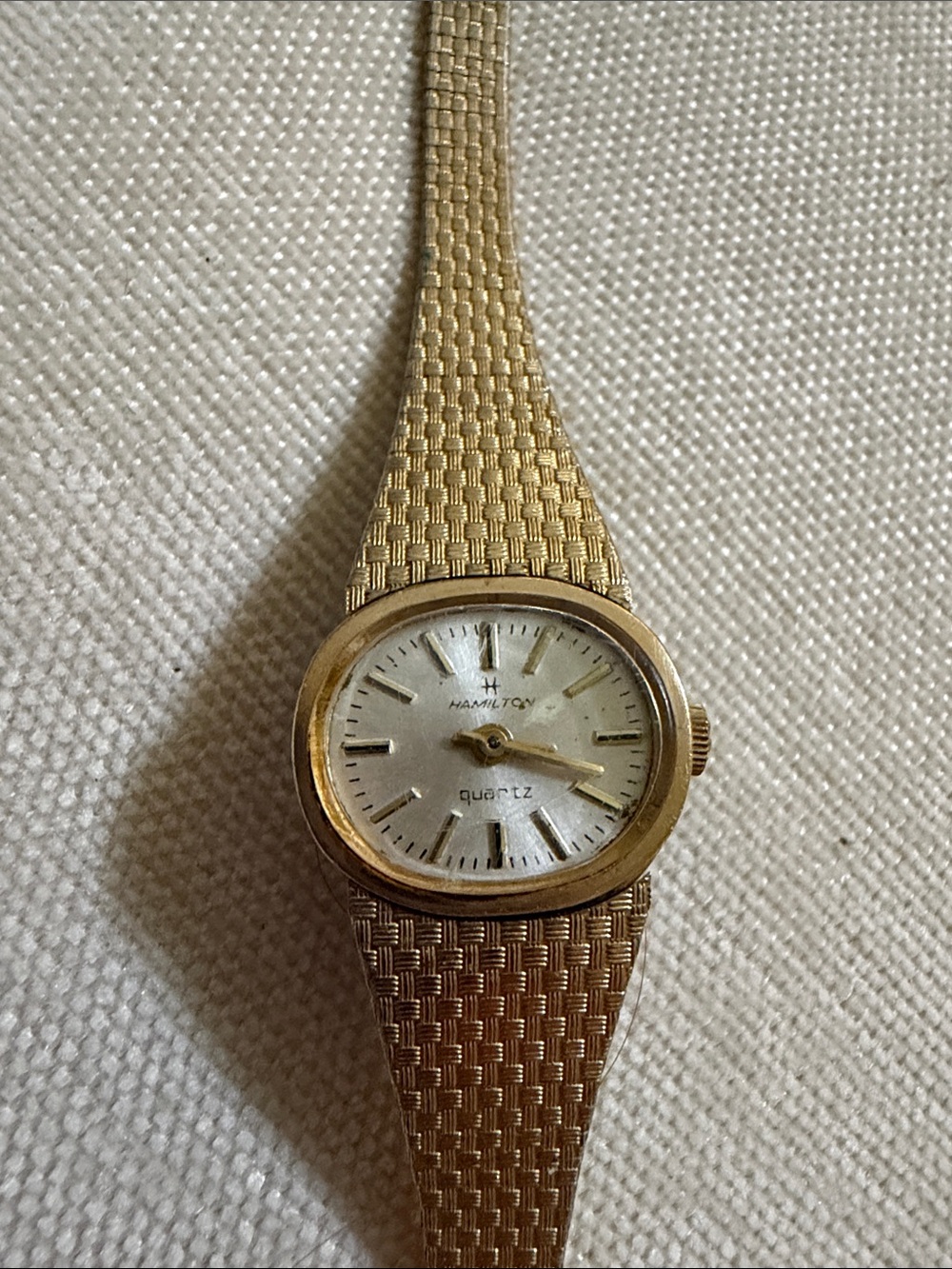 Hamilton Gold-Tone Women's Quartz Bracelet Watch